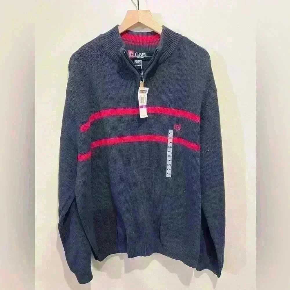 Chaps RL quarter zip mens sweater size XXL